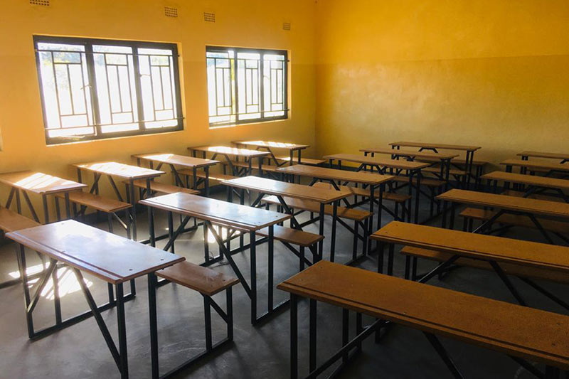 Hilfsprojekt Schulhaus Bau in Sambia