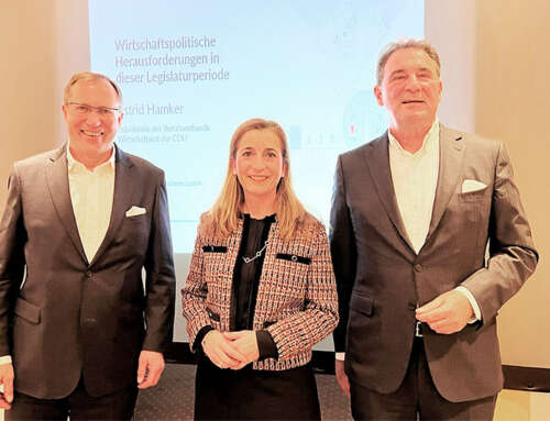 Astrid Hamker zu Gast beim TRANSEARCH Business Lunch